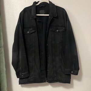 AE Oversized Denim Boyfriend Jacket